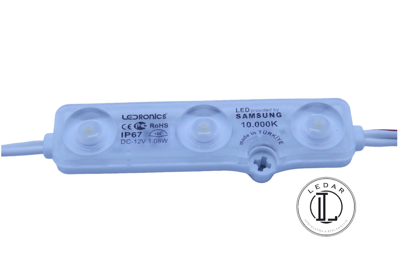 SAMSUNG BEYAZ MODÜL LED Dış Mekan IP67 12 V 1.08 W/ 10.000K Beyaz