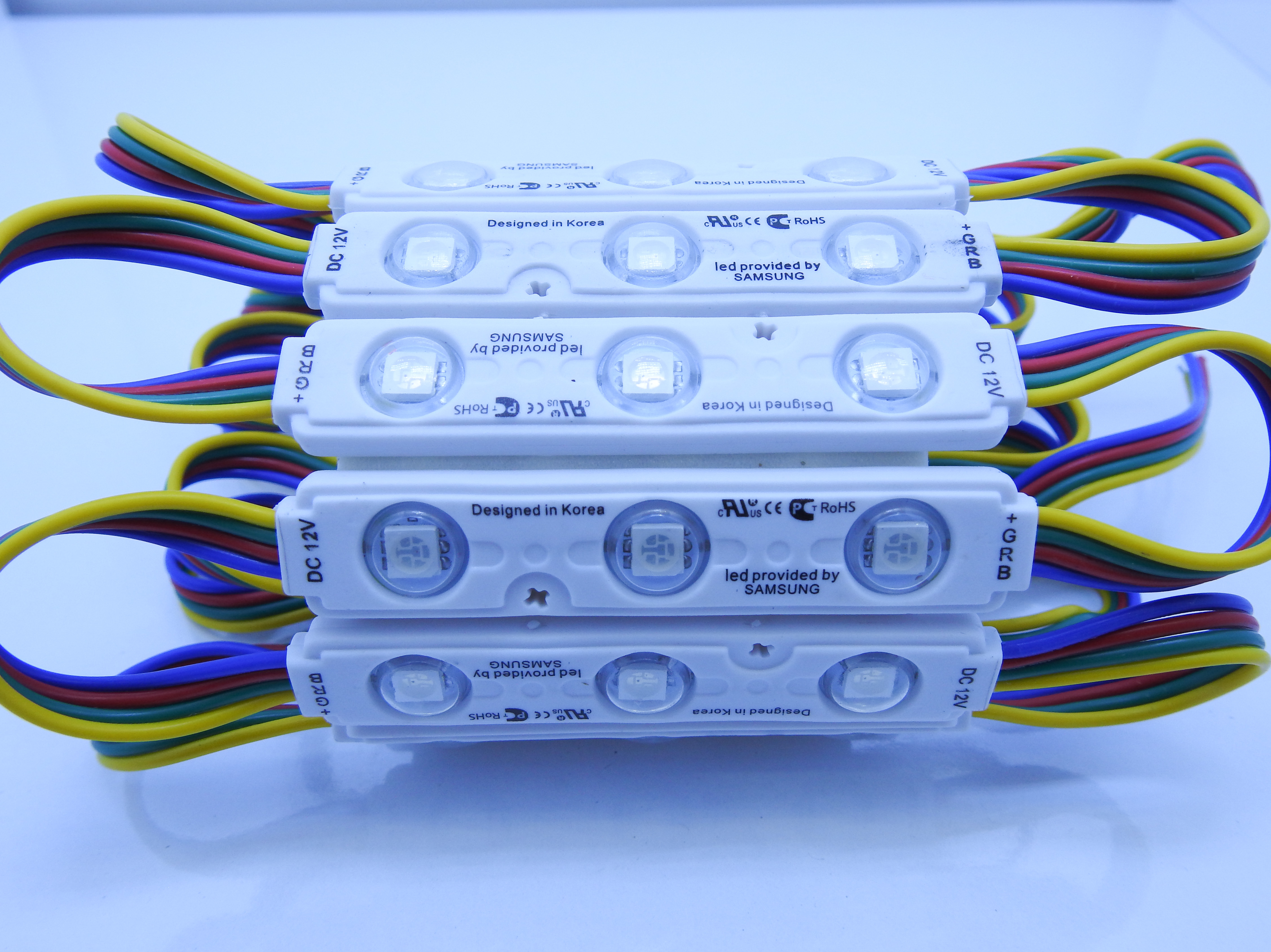 RGB LENSLİ MODÜL LED 12 VOLT 0,72 WATT MERCEKLİ