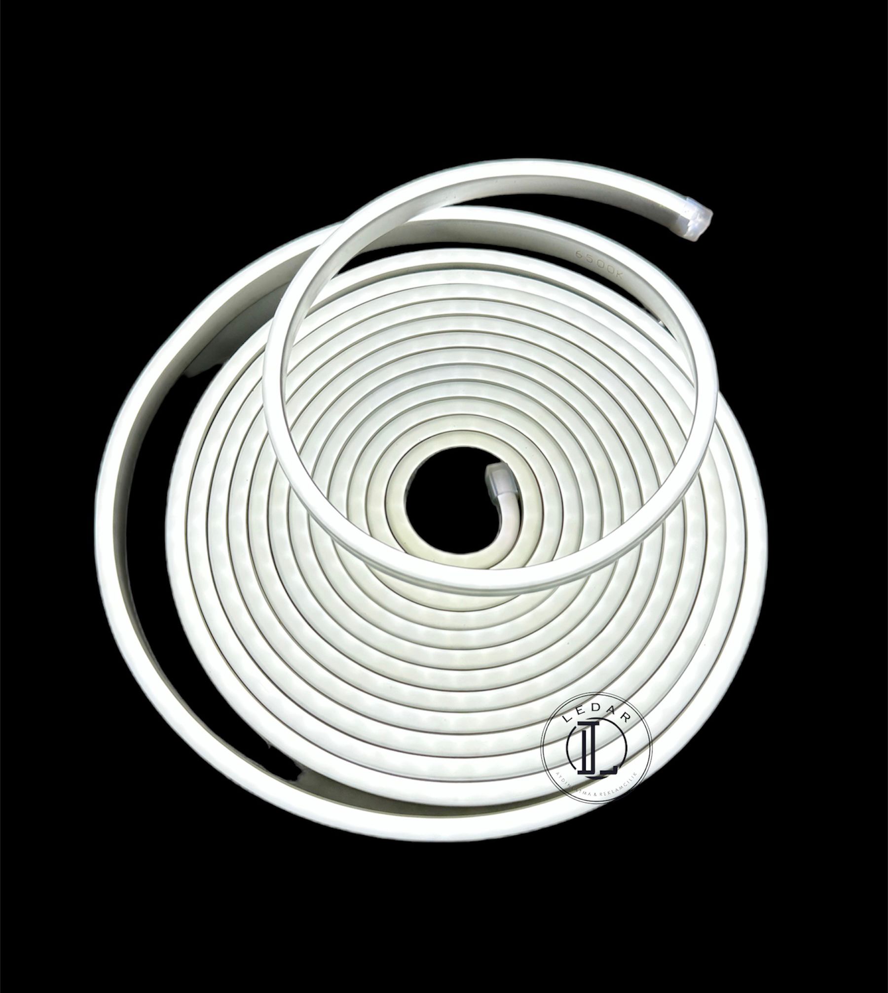 12 VOLT 6MM NEON LED BEYAZ 2,5 CM ' de KESİLEBİLİR