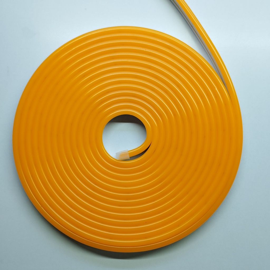 12 VOLT 6MM NEON LED AMBER 2,5 CM ' de KESİLEBİLİR